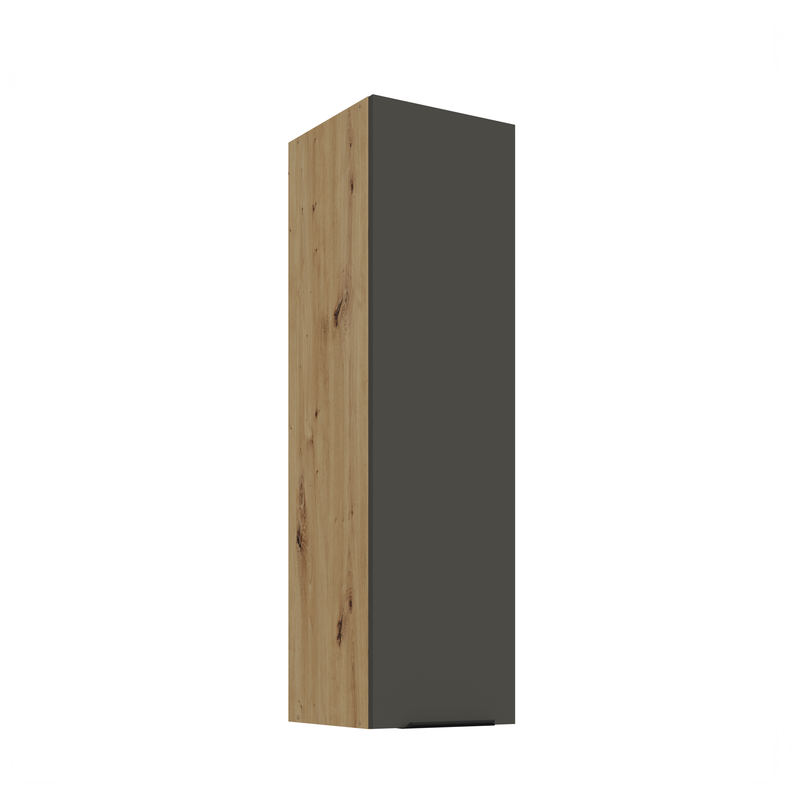 Kuchyňská skříňka ARIA 30 G-108 1F korpus dub artisan, dvířka šedá