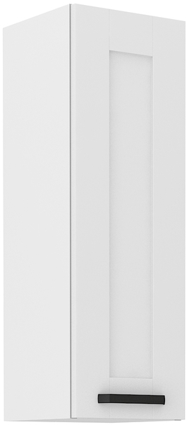 Kuchyňská skříňka LUNA bílá 30 G-90 1F barva dvířek: šedá Dust