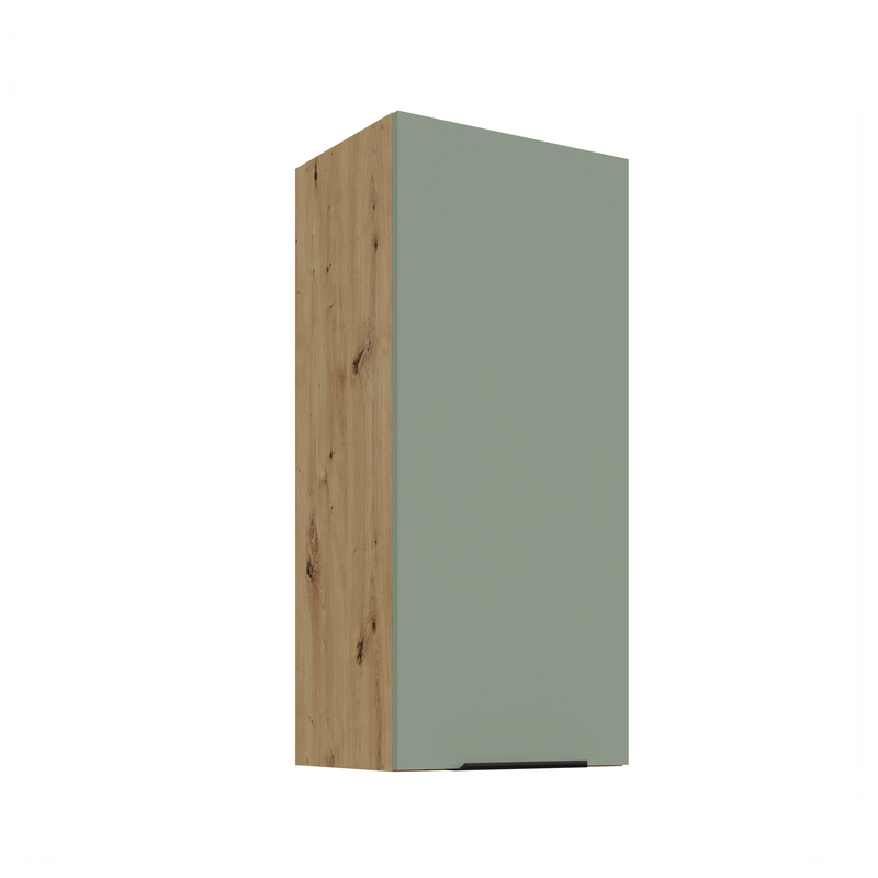 Kuchyňská skříňka ARIA 40 G-90 1F 
korpus dub artisan, dvířka Aquamarine-SA