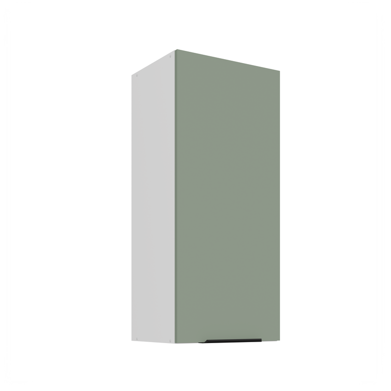 Kuchyňská skříňka ARIA 40 G-90 1F 
korpus bílá, dvířka Aquamarine-SA