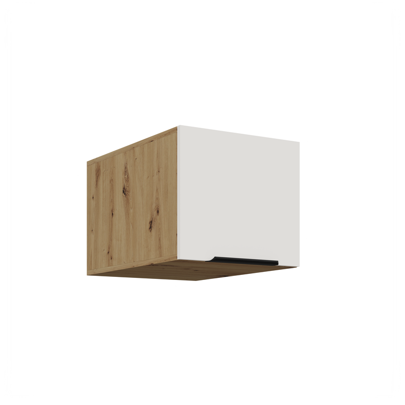 Kuchyňská skříňka ARIA 40 NAGU-36 1F 
korpus dub artisan, dvířka bílá