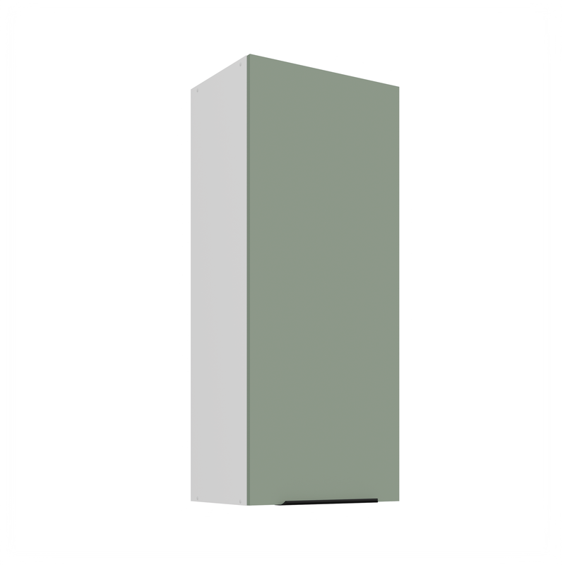 Kuchyňská skříňka ARIA 45 G-108 1F -korpus bílá, dvířka Aquamarine-SA