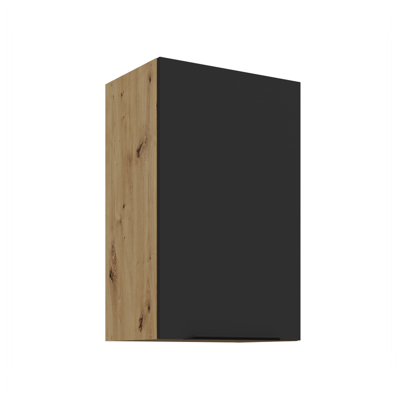 Kuchyňská skříňka ARIA 45 G-72 1F 
korpus dub artisan, dvířka černá