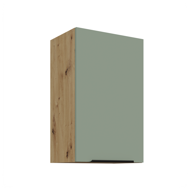 Kuchyňská skříňka ARIA 45 G-72 1F 
korpus dub artisan, dvířka Aquamarine-SA
