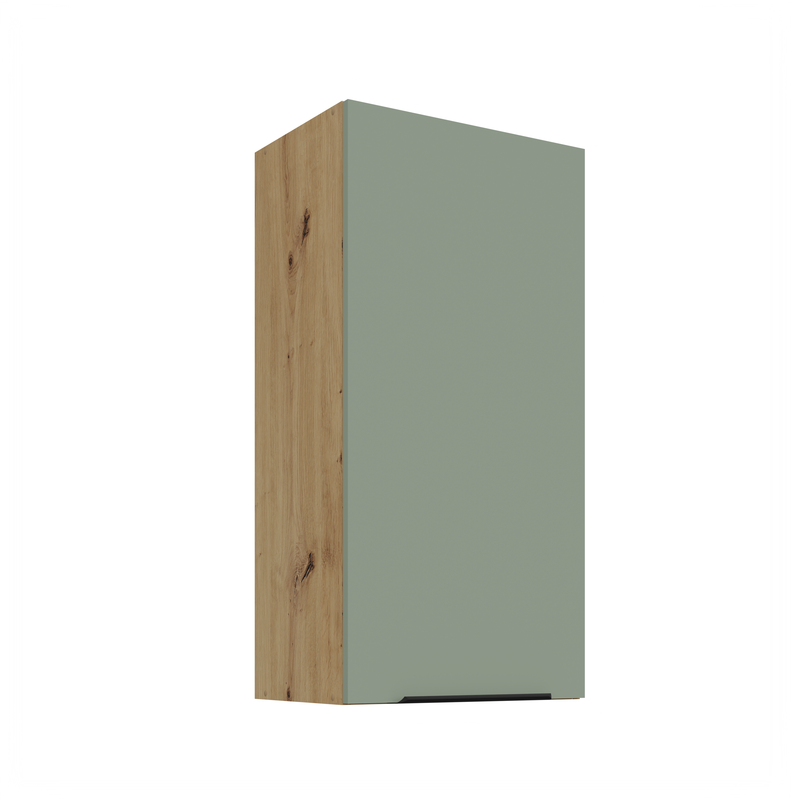 Kuchyňská skříňka ARIA 45 G-90 1F 
korpus dub artisan, dvířka Aquamarine-SA