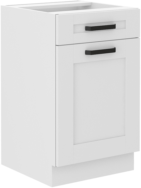 Kuchyňská skříňka LUNA bílá 50 D 1F 1S BB barva dvířek: bílá