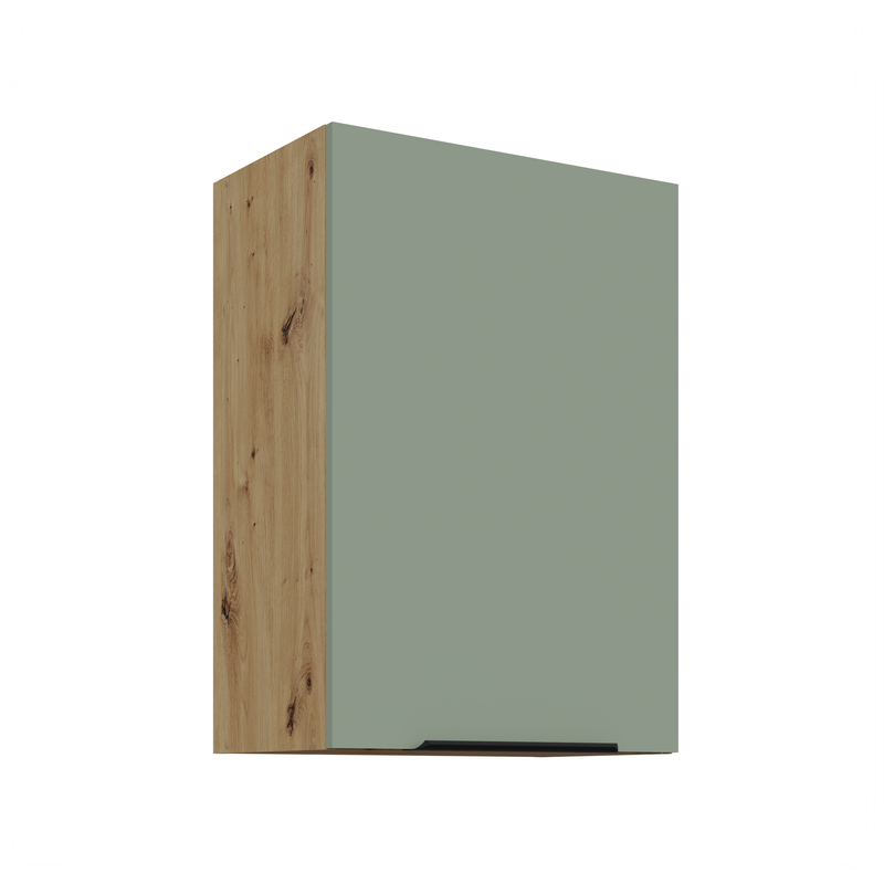 Kuchyňská skříňka ARIA 50 G-72 1F 
korpus dub artisan, dvířka Aquamarine-SA