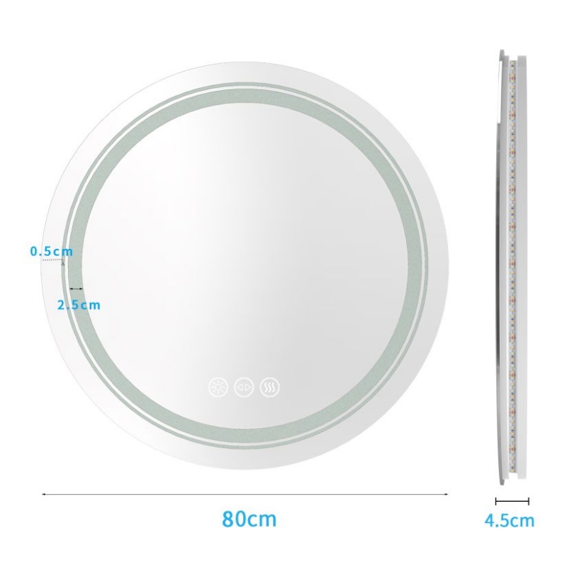 Zrcadlo DOVER s LED