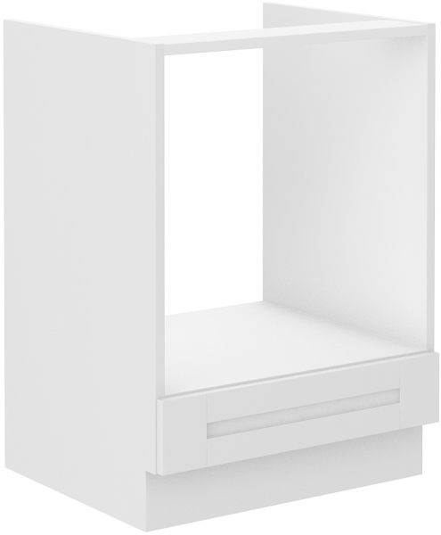 Kuchyňská skříňka LUNA bílá 60 D GAZ BB barva dvířek: světle šed