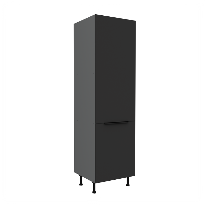 Kuchyňská skříň ARIA antracit 60 DK-215 2F / dvířka černá 
