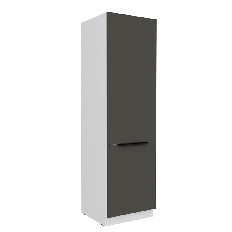 Kuchyňská skříňka ARIA 60 DK-210 2F korpus bílá, dvířka šedá