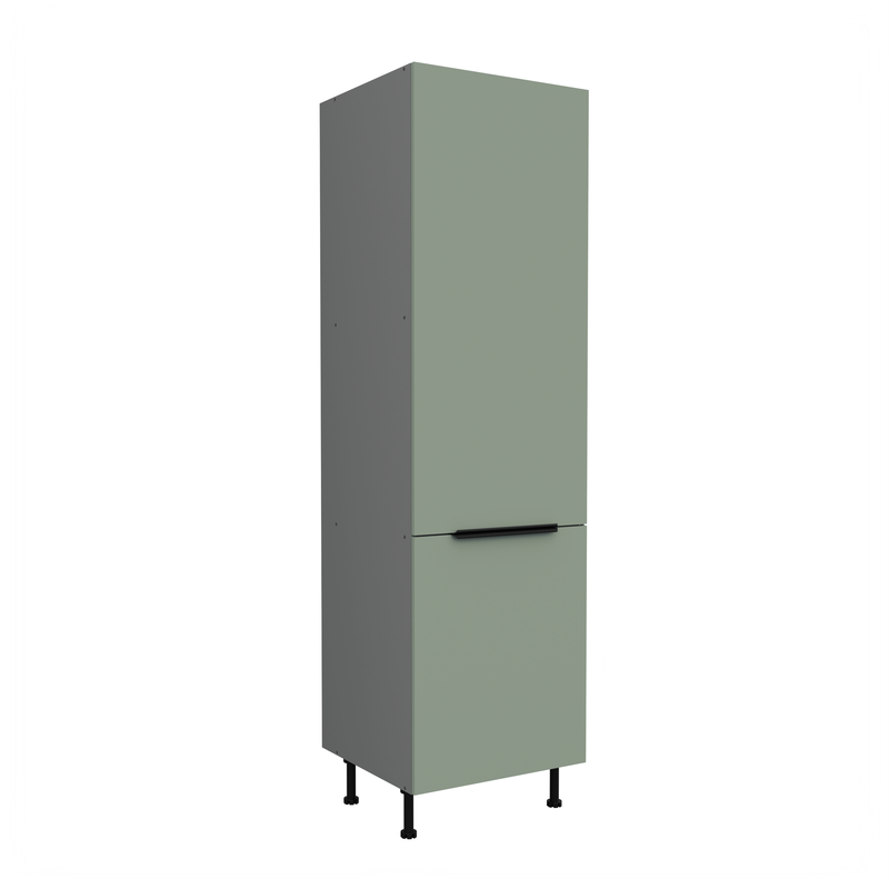 Kuchyňská skříň ARIA antracit 60 DK-215 2F / dvířka Aquamarine