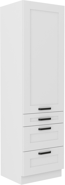 Kuchyňská skříňka LUNA bílá 60 DKS-210 3S 1F barva dvířek: šedá
