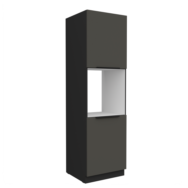 Kuchyňská skříň ARIA 60 DP-210 2F
korpus černá, dvířka šedá