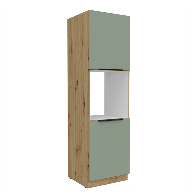 Kuchyňská skříň ARIA 60 DP-210 2F
korpus dub artisan, dvířka Aquamarine-SA