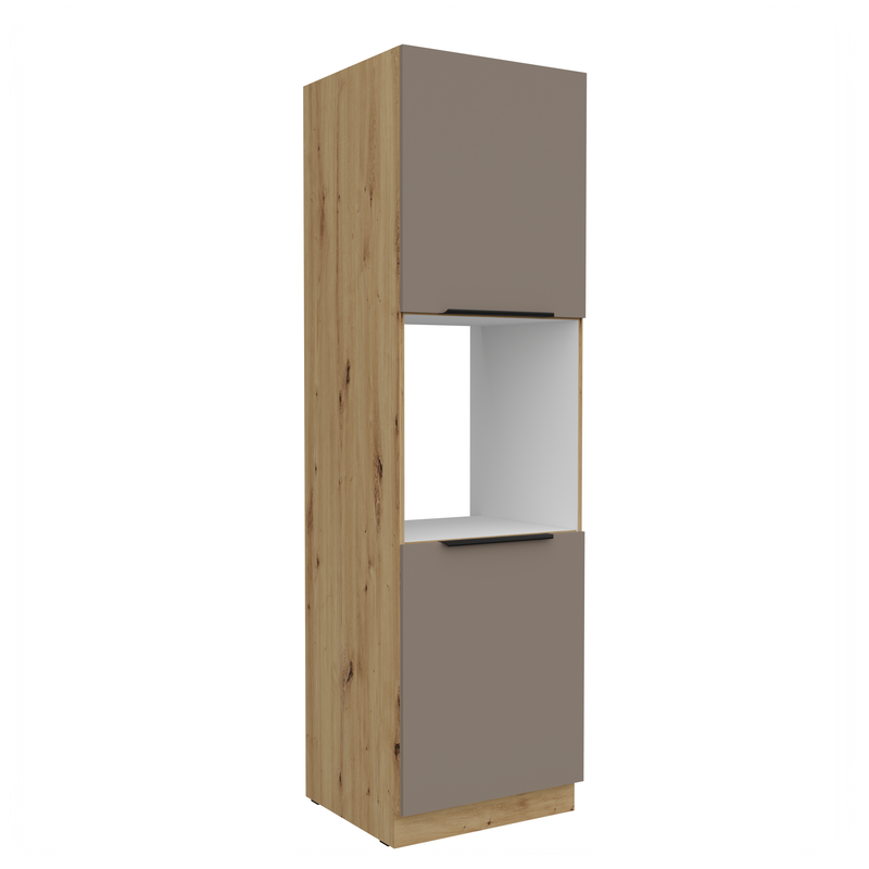 Kuchyňská skříň ARIA 60 DP-210 2F korpus dub artisan, dvířka Sandgrau-TA