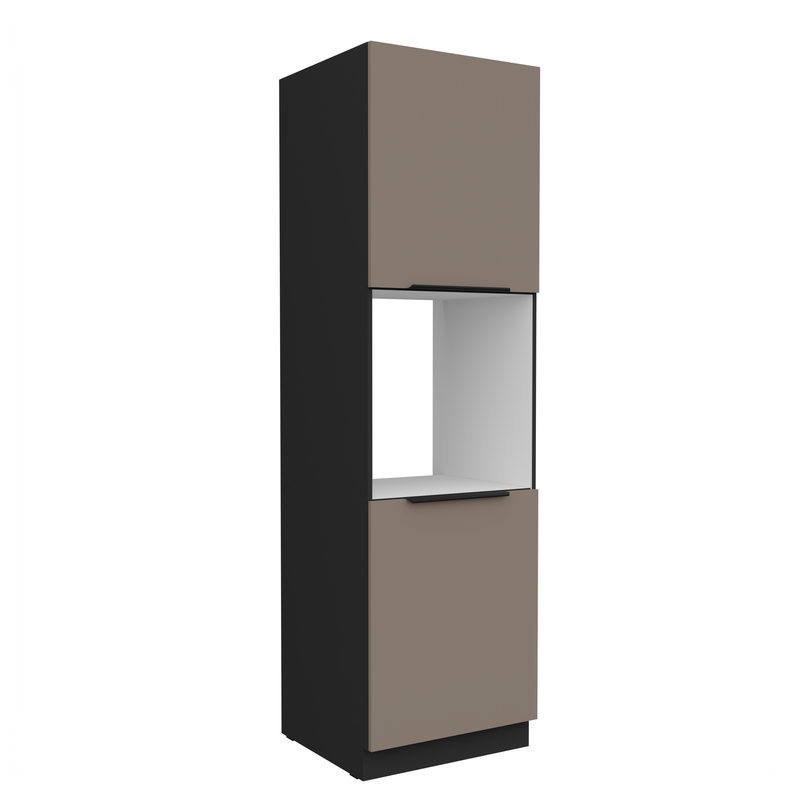 Kuchyňská skříň ARIA 60 DP-210 2F
korpus černá, dvířka Sandgrau-TA