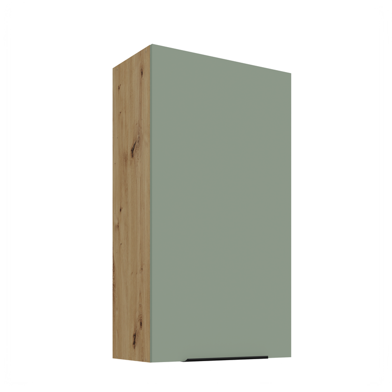 Kuchyňská skříňka ARIA  60 G-108 1F 
korpus dub artisan, dvířka Aquamarine-SA