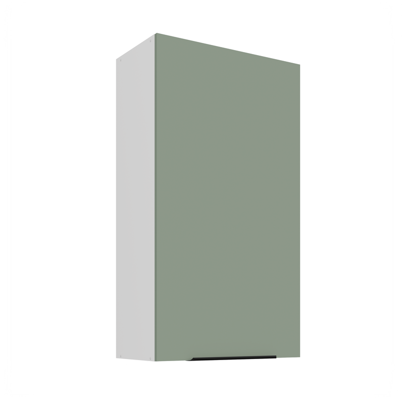 Kuchyňská skříňka ARIA  60 G-108 1F 
korpus bílá, dvířka Aquamarine-SA