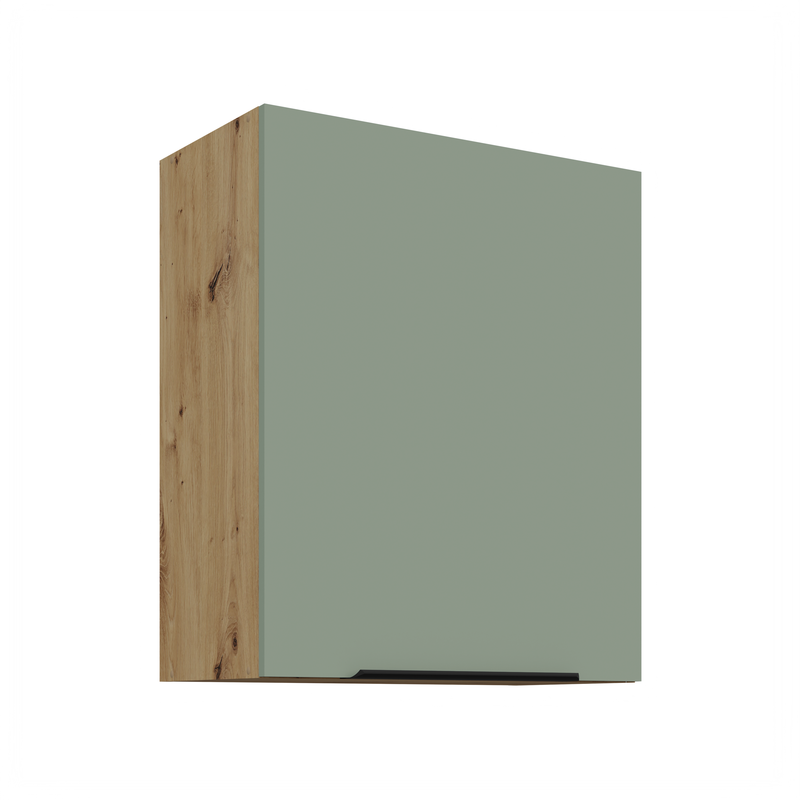 Kuchyňská skříňka ARIA  60 G-72 1F 
korpus dub artisan, dvířka Aquamarine-SA