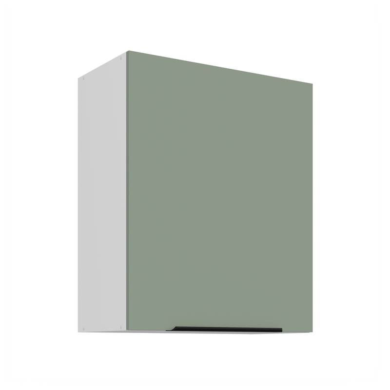 Kuchyňská skříňka ARIA  60 G-72 1F 
korpus bílá, dvířka Aquamarine-SA
