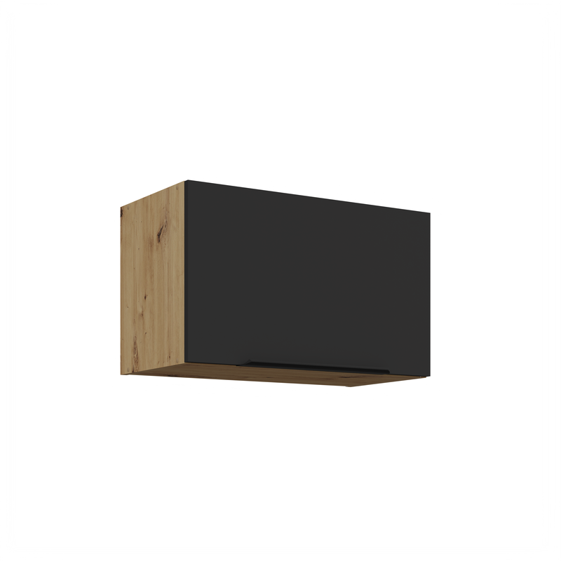 Kuchyňská skříňka ARIA  60 GU-36 1F 
korpus dub artisan, dvířka černá