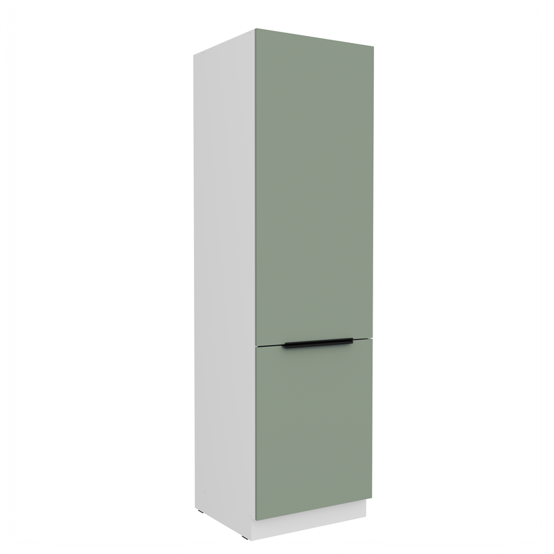 Kuchyňská skříňka ARIA 60 LO-210 2F korpus bílá, dvířka Aquamarine-SA