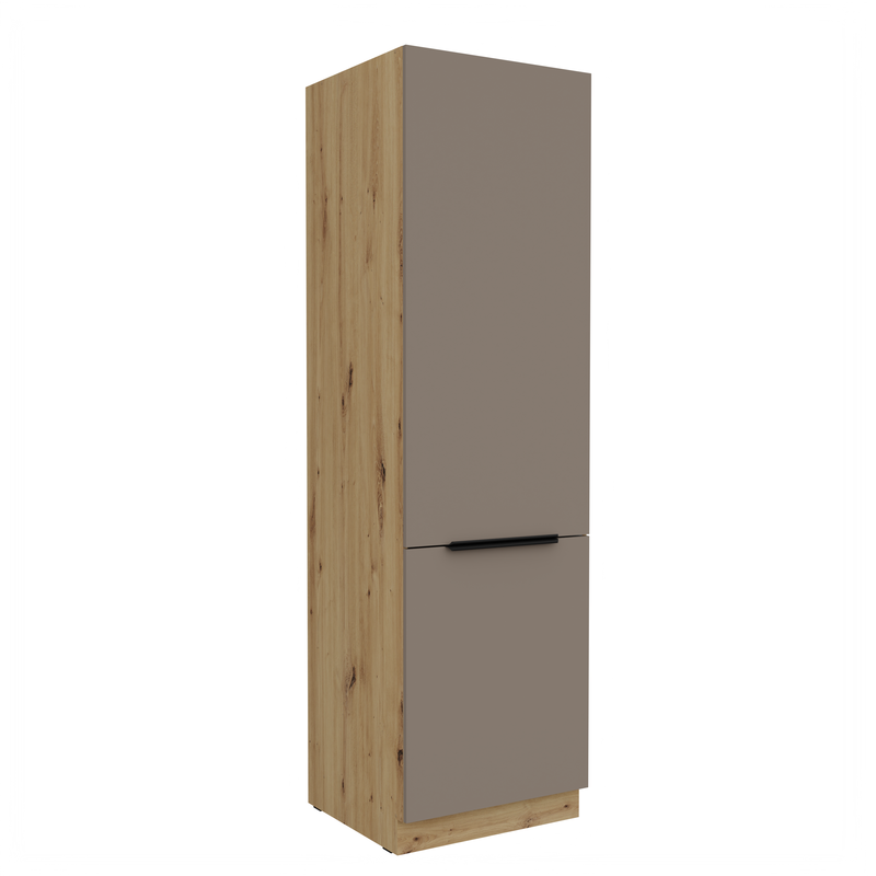 Kuchyňská skříňka ARIA 60 LO-210 2Fkorpus dub artisan, dvířka Sandgrau-TA