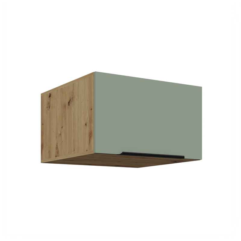 Kuchyňská skříňka ARIA 60 NAGU-36 1F 
korpus dub artisan, dvířka Aquamarine-SA