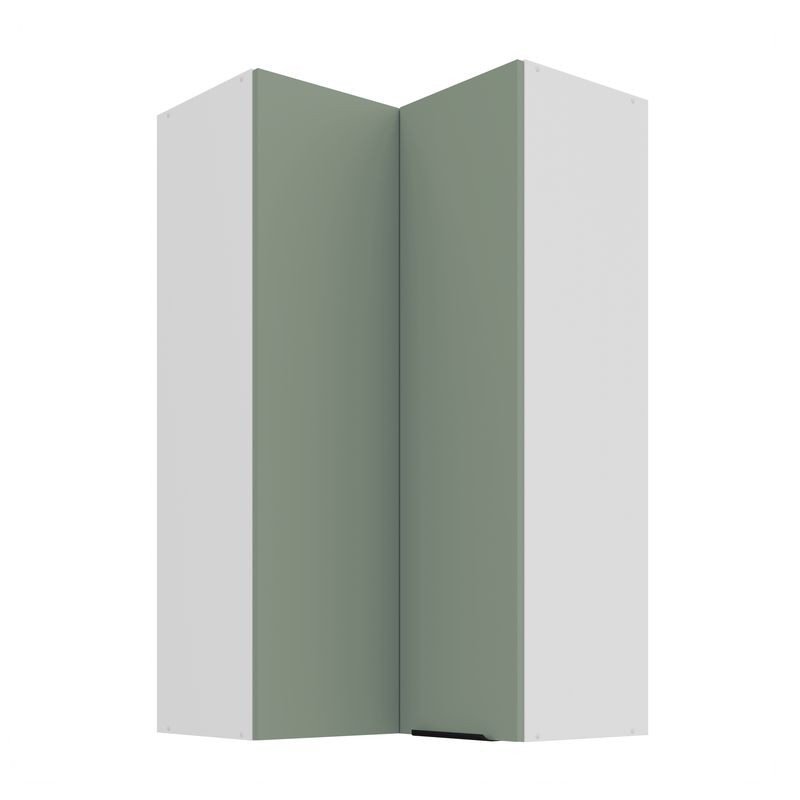 Kuchyňská skříňka ARIA 60x60 GN-108 2F (90°) 
korpus bílá, dvířka Aquamarine-SA 