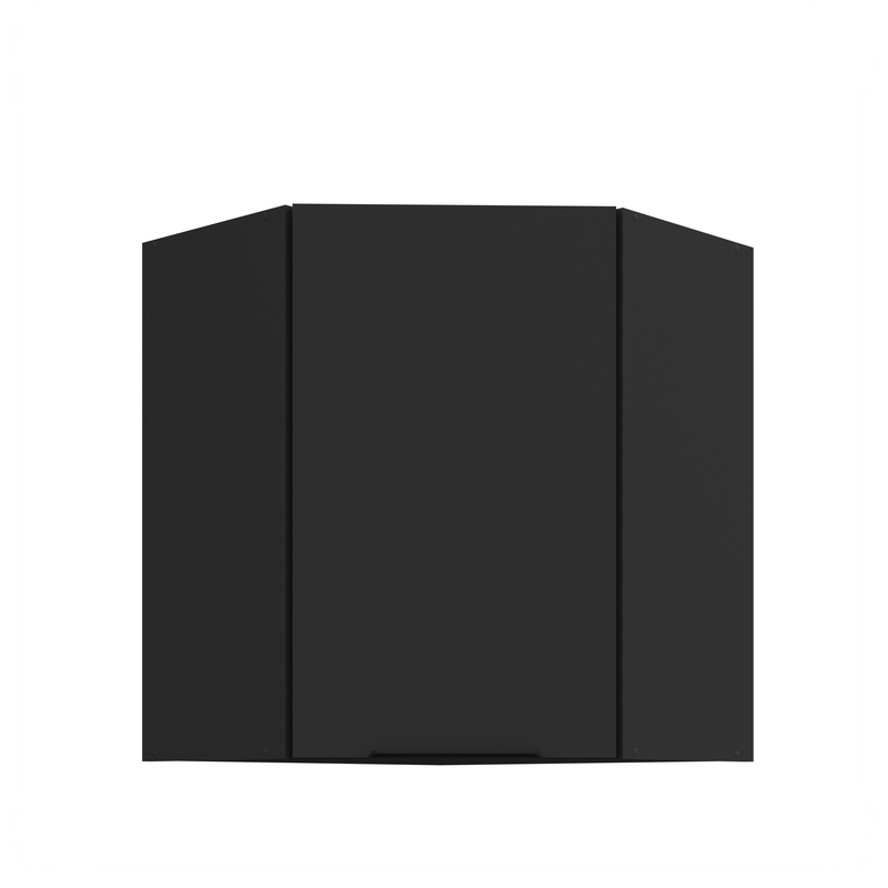 Kuchyňská skříňka ARIA 60x60 GN-72 1F (45°) 
korpus černá, dvířka černá
