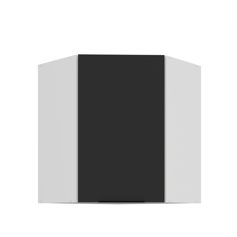 Kuchyňská skříňka ARIA 60x60 GN-72 1F (45°) 
korpus bílá, dvířka černá 