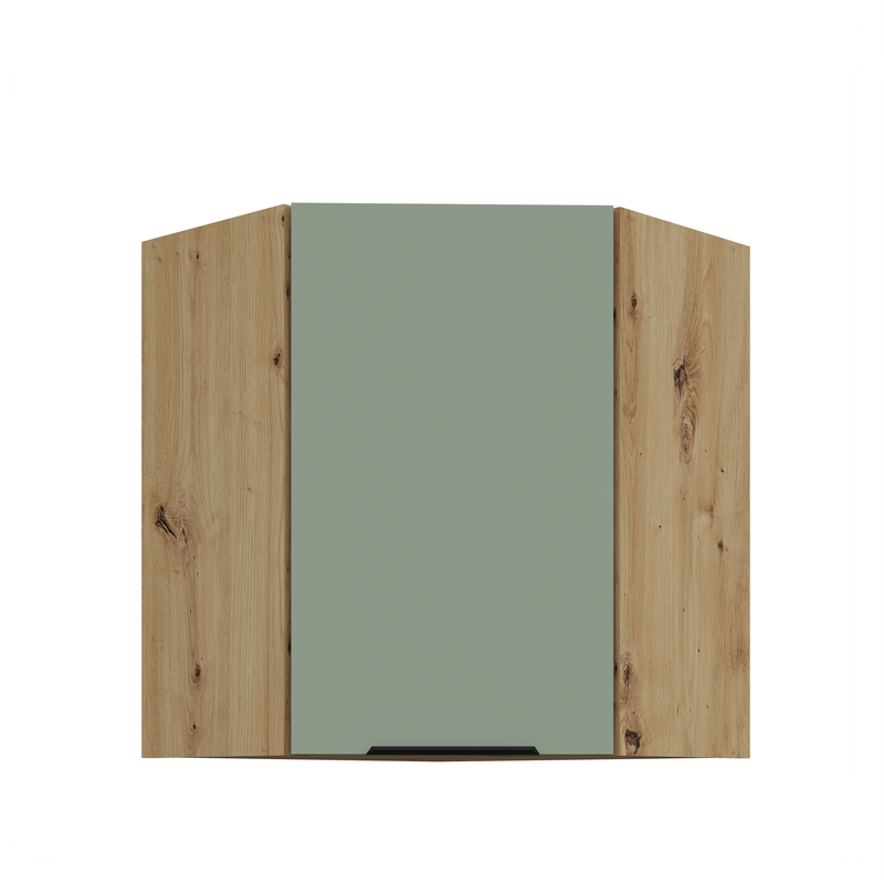 Kuchyňská skříňka ARIA 60x60 GN-72 1F (45°) 
korpus dub artisan, dvířka Aquamarine-SA