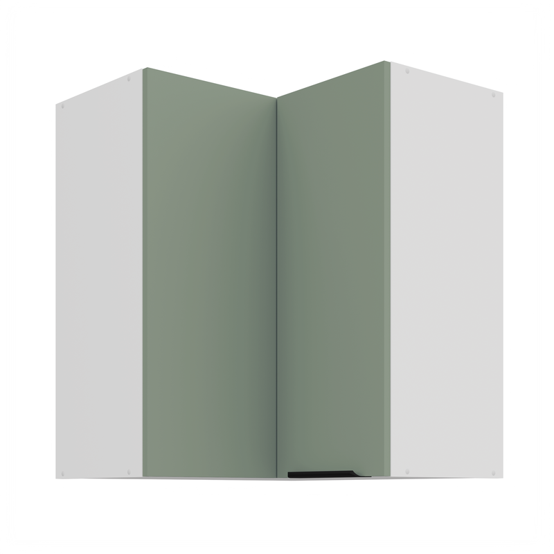 Kuchyňská skříňka ARIA 60x60 GN-72 2F (90°) 
korpus bílá, dvířka Aquamarine-SA