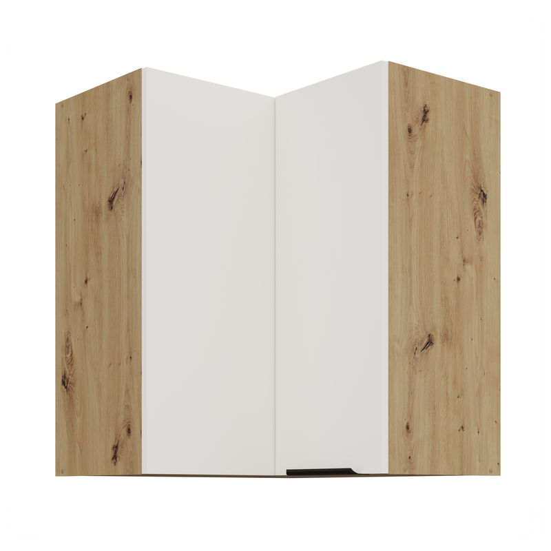 Kuchyňská skříňka ARIA 60x60 GN-72 2F (90°) 
korpus dub artisan, dvířka bílá