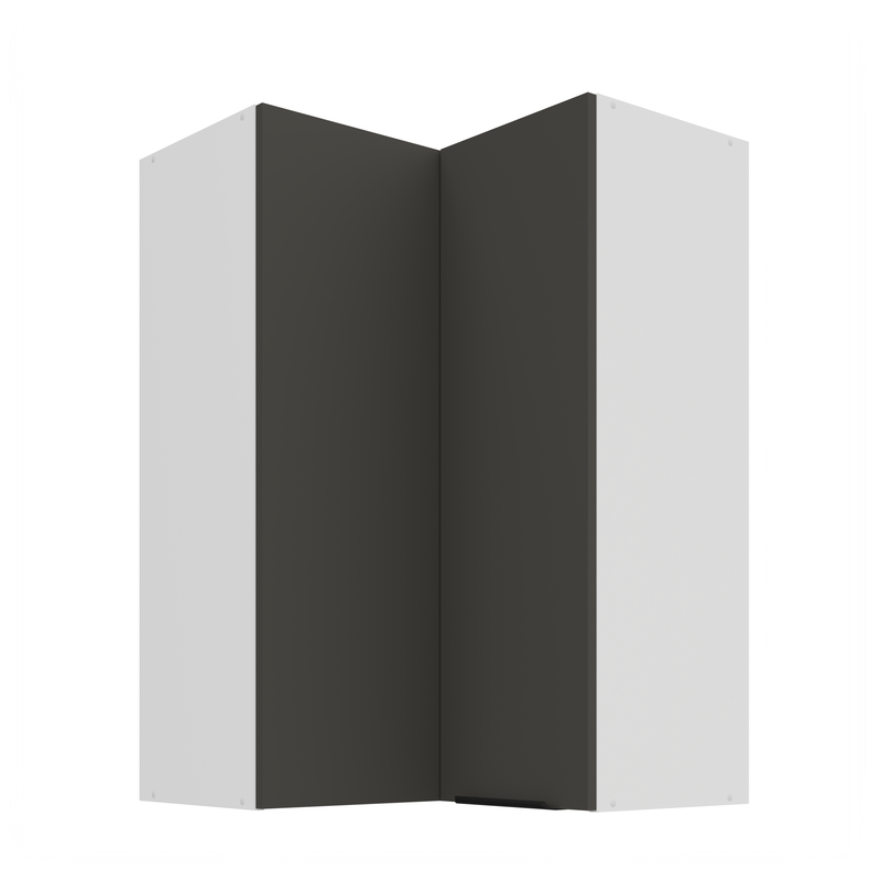 Kuchyňská skříňka ARIA 60x60 GN-90 2F (90°) 
korpus bílá, dvířka šedá