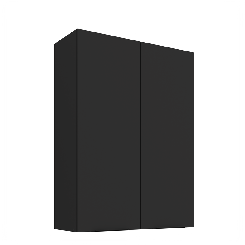 Kuchyňská skříňka ARIA 80 G-108 2F 
korpus černá, dvířka černá