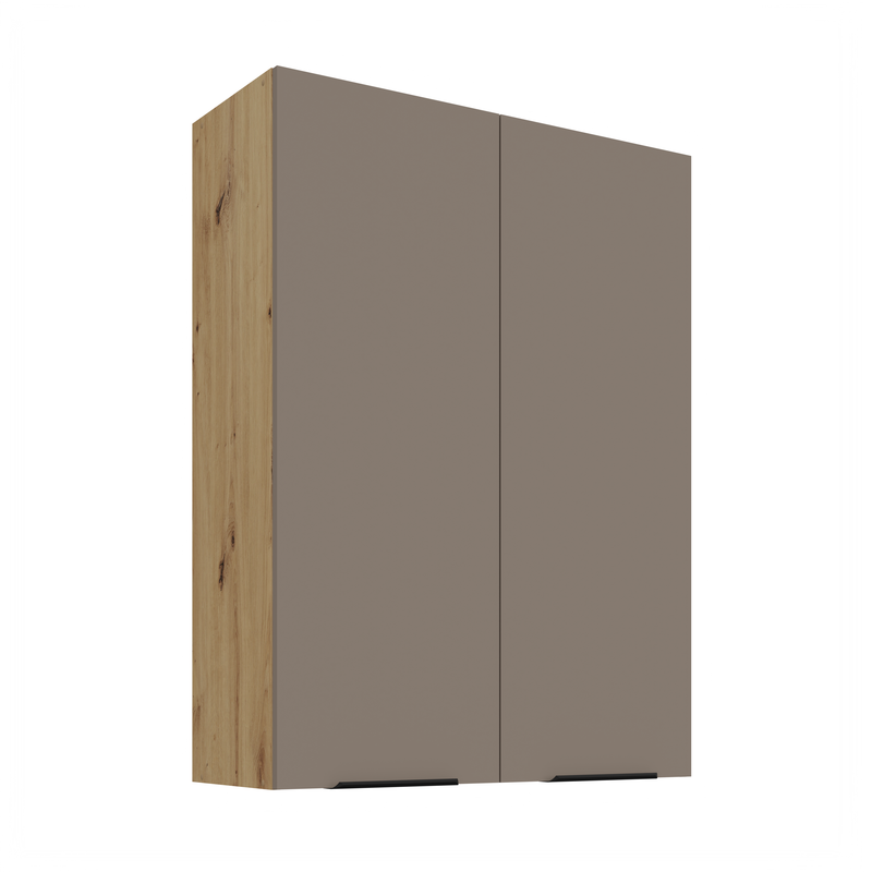 Kuchyňská skříňka ARIA 80 G-108 2F 
korpus dub artisan, dvířka Sandgrau-TA