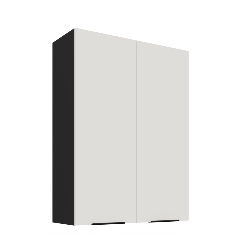 Kuchyňská skříňka ARIA 80 G-108 2F 
korpus černá, dvířka bílá