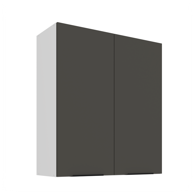 Kuchyňská skříňka ARIA  80 G-90 2F 
korpus bílá, dvířka šedá
