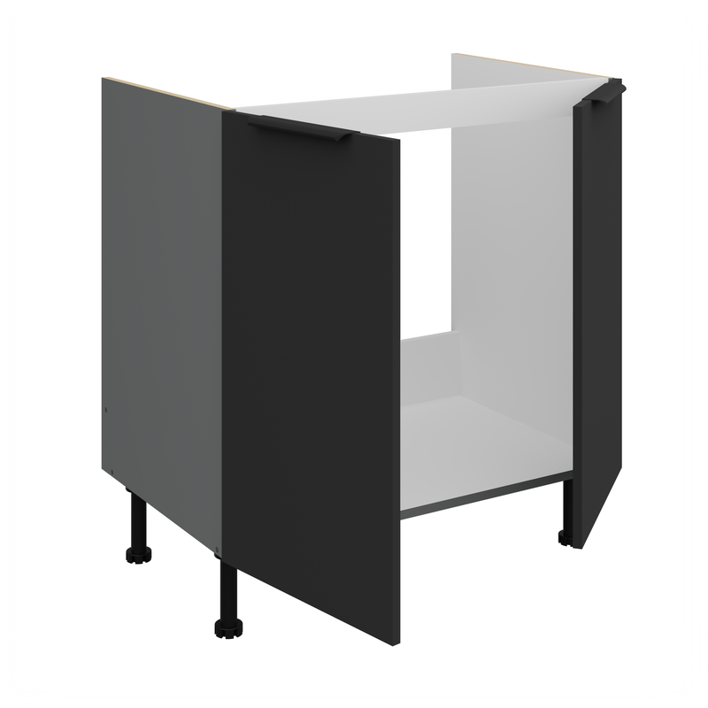 Kuchyňská skříňka ARIA antracit 80 ZL 2F BB