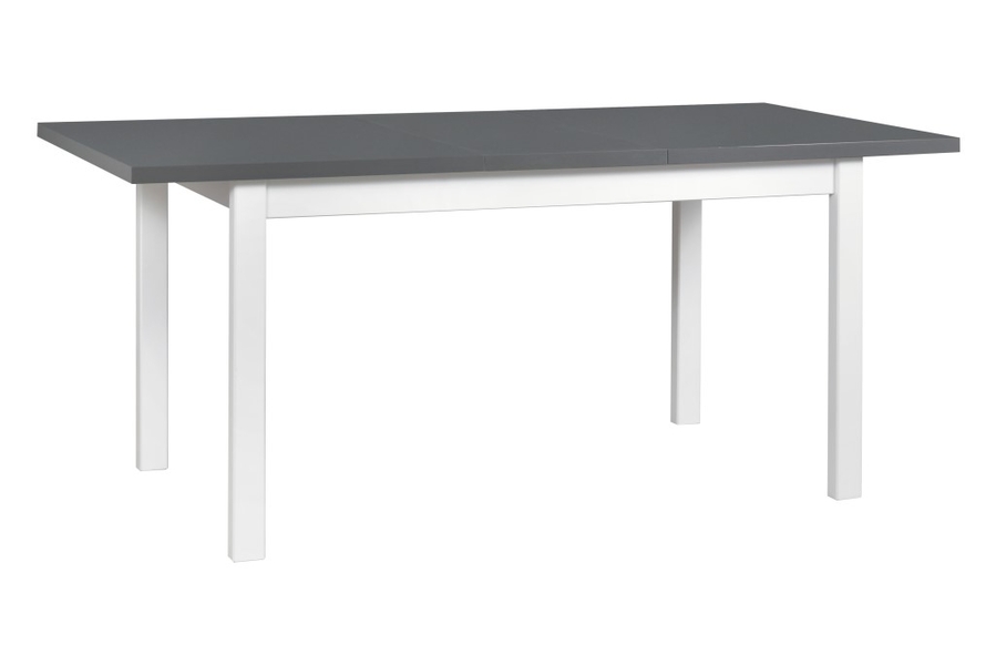 Jídelní stůl ALBA 2 deska stolu ořech světlý, nohy stolu bílá