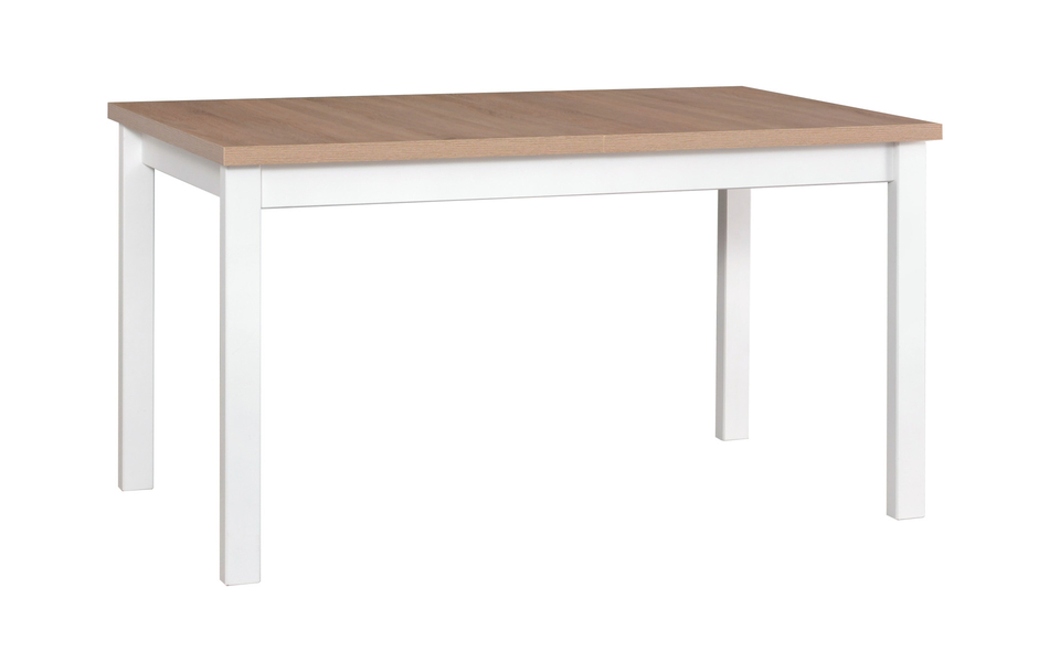 Jídelní stůl ALBA 4 deska stolu bílá, nohy stolu bílá