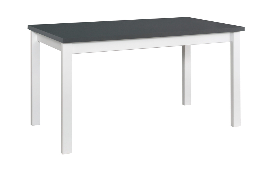 Jídelní stůl ALBA 1 deska stolu bílá, nohy stolu bílá