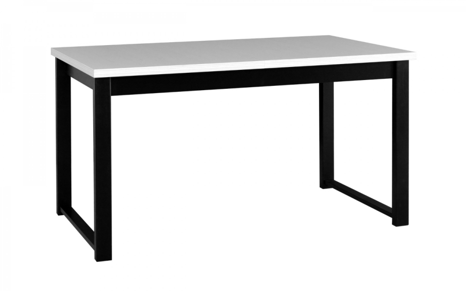 Jídelní stůl ALBA 3 černá/bílá