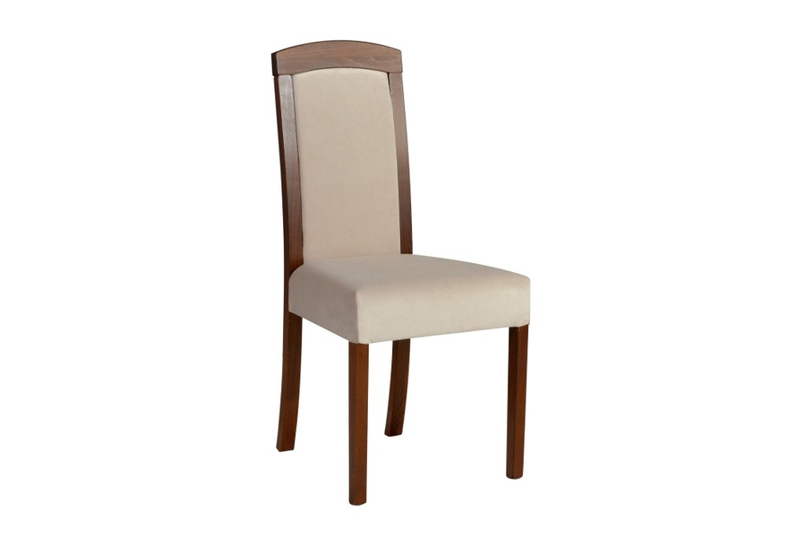 Jídelní židle ROMA 7 dřevo: bílá, látka: látka