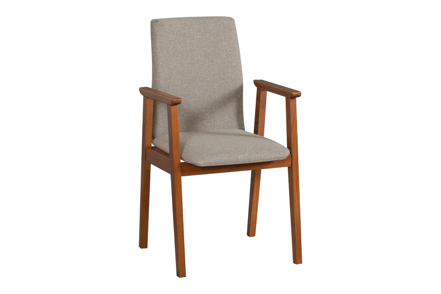 Jídelní židle FOTEL 1 dřevo: ořech, potahový materiál: látka