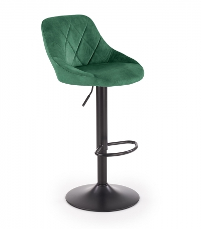 Barová židle H101 barva: tmavě zelená