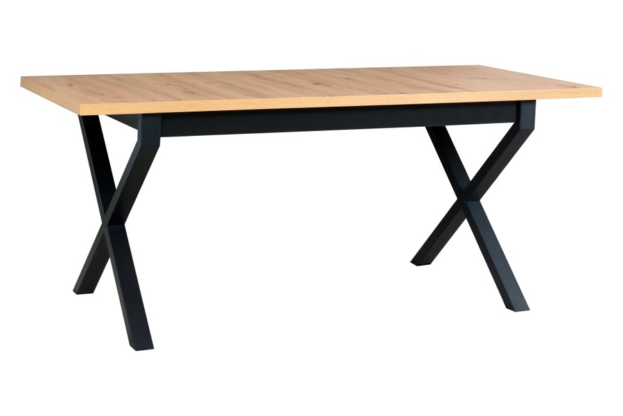 Jídelní stůl IKON 1 deska stolu ořech, nohy stolu / podstava čer