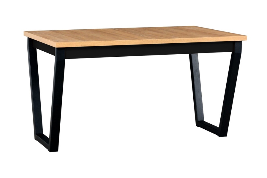 Jídelní stůl IKON 2 deska stolu ořech, nohy stolu / podstava čer